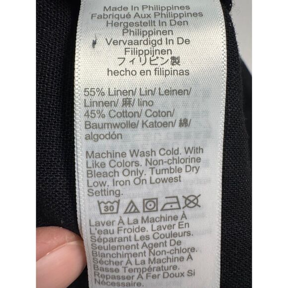 J. CREW FACTORY 4" Linen-Cotton Scalloped Hem Short, Sz 8 - Picture 8 of 9